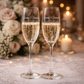 Personalized Engraved Champagne Flutes
